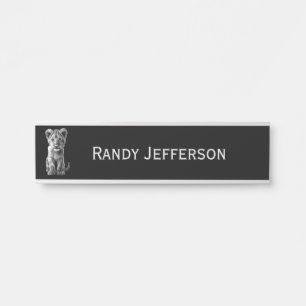 Oh Baby Big Cat Cub Door Sign