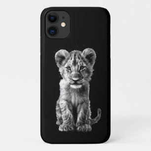 Oh Baby Big Cat Cub Grey Case-Mate iPhone Case