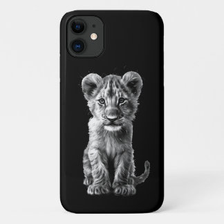 Oh Baby Big Cat Cub Grey Case-Mate iPhone Case