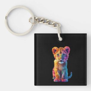 Oh Baby Big Cat Cub Key Ring