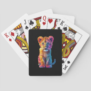 Oh Baby Big Cat Cub Playing Cards
