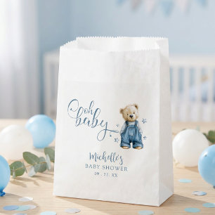 Oh Baby Blue Jean Baby Denim Baby Shower Favour Bags