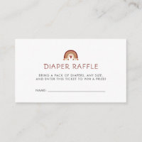 Oh Baby Boho Boy Baby Shower Diaper Raffle
