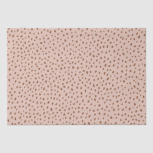 "Oh Baby" Brown Script & Beige Dots Baby Shower Tissue Paper