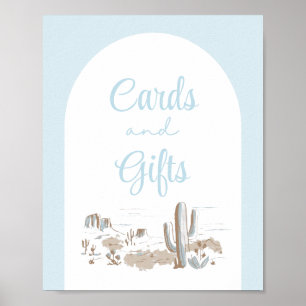 Oh Baby Cowboy Baby Shower Cards & Gifts Sign