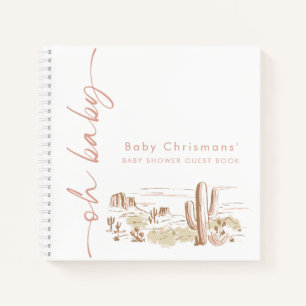 Oh Baby Cowgirl Shower Guest Book