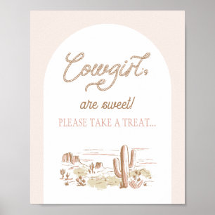 Oh Baby Cowgirl Shower Rope Favor Poster