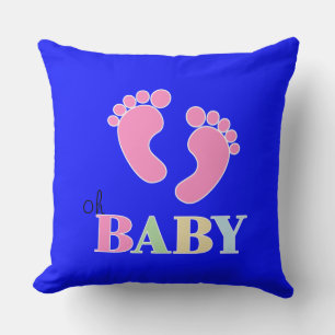 Oh baby Cute New baby Nursery Cushion