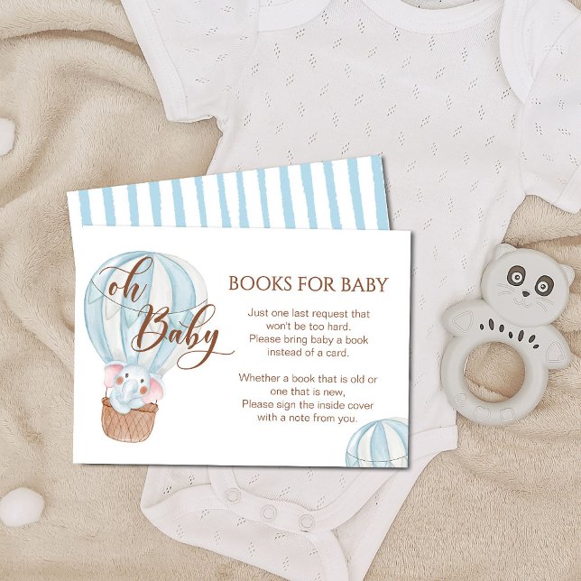Oh Baby Elephant in Hot Air Balloon Books for Baby Enclosure Card (Creator Uploaded)