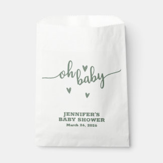 Oh baby  favour bags