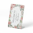 Oh Baby Girl Shower BOHO Watercolor Flower Crown