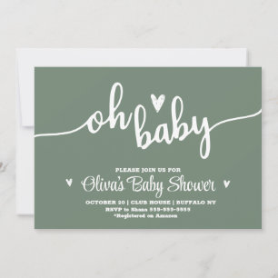 Oh Baby Invitation