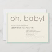 oh baby! invitation (Front)