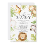 Oh Baby Jungle Baby Shower  Invitation