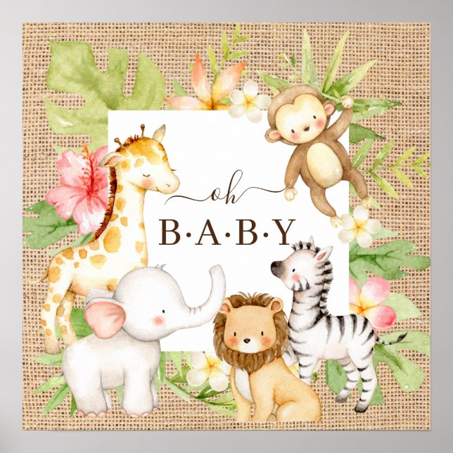 Oh Baby Jungle Poster (Front)