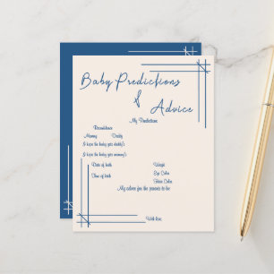 Oh Baby! Minimalist Baby Predictions & Advice Game
