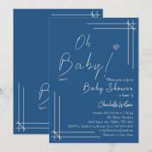 Oh Baby! Minimalist Baby Shower Gender Neutral