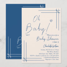 Oh Baby! Minimalist Baby Shower Gender Neutral