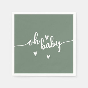 Oh baby napkin