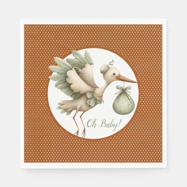 Oh Baby Napkin (Front)