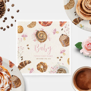 Oh Baby Pastries + Pacifiers Girl Baby Shower Napkin
