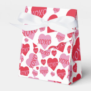 Oh Baby Pink Red Sweethearts Baby Shower White Favour Box