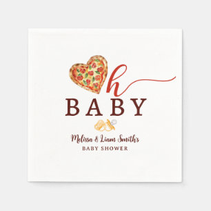 Oh Baby Pizza and Pacifiers Baby Shower Napkins – 