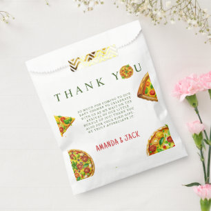 Oh Baby Pizza Tomatoes Olivia Green Baby Shower Favour Bags