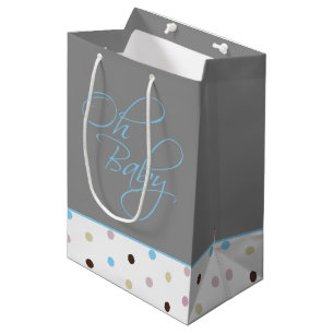 Oh Baby Posh Baby Boy Medium Gift Bag