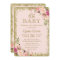 Oh Baby Shower - Blush Pink Gold Glitters Floral