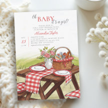 Oh Baby Summer Picnic Park Fun Cute Girl Shower