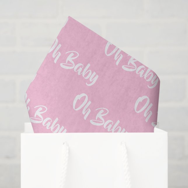Oh Baby Tissue Paper (Gift Bag)