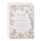 Oh Baby Tropical Jungle Safari Animals Baby Shower