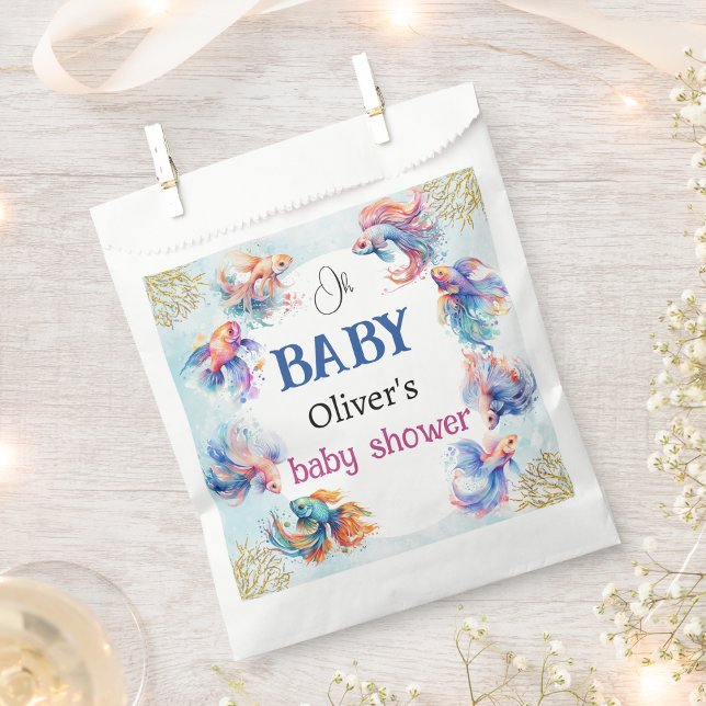 oh baby under the sea fishes baby shower favour bags (Creator Uploaded)
