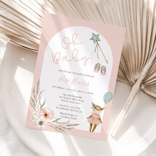 Oh Baby Vintage Toys Invitation