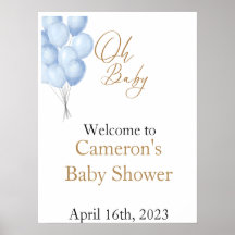 Oh Baby Welcome sign