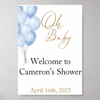 Oh Baby Welcome sign