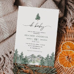 Oh Baby Wild One Mountain Boy Baby Shower Invitation<br><div class="desc">Let The Adventure Begin Mountain Boy Baby Shower Invitation</div>