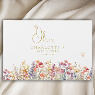Oh Baby!  Wildflower Guest Book