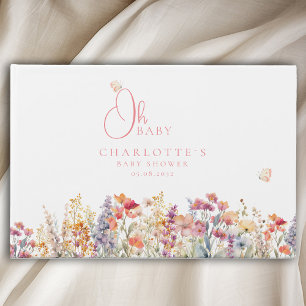 Oh Baby! Wildflower Guest Book