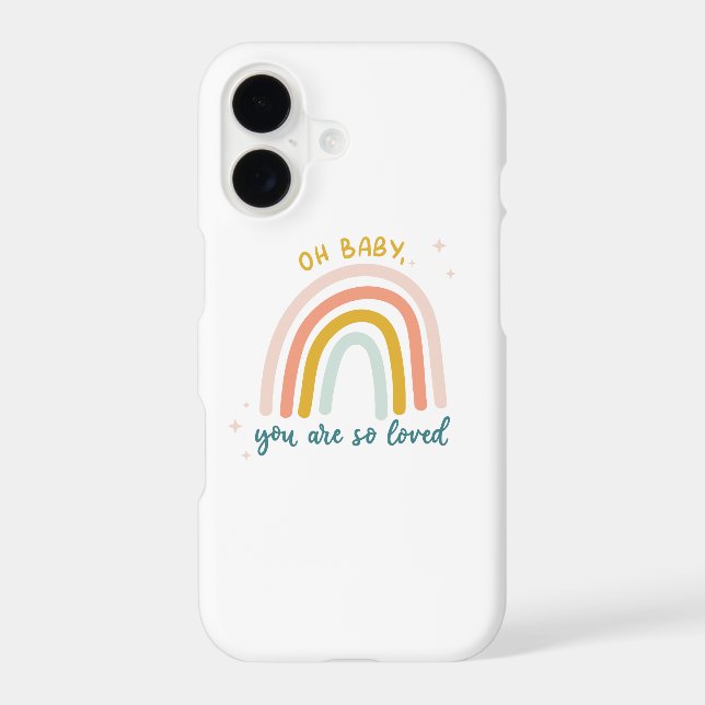 Oh Baby You Are So Loved iPhone Case (Back)