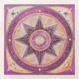 Oh Beautiful Star Glass Coaster