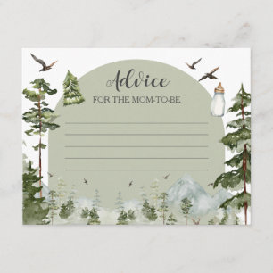 Oh Boy Adventure Pine Forest Advice For Mum Enclosure Card