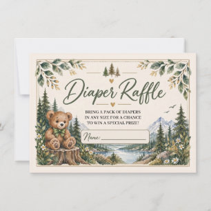 Oh Boy Baby Shower Adventure Woodland Mountain Invitation