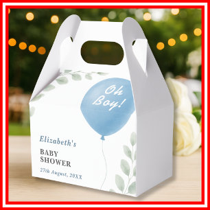 Oh Boy Baby Shower Favour Box