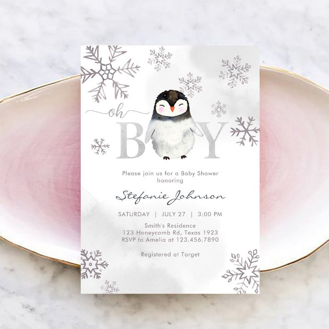 Oh Boy Baby Shower Invitation (Creator Uploaded)