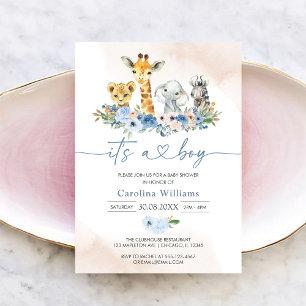 Oh Boy Baby Shower Invitation