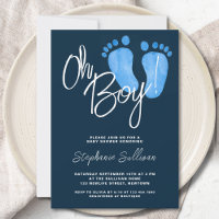 Oh Boy Baby Shower