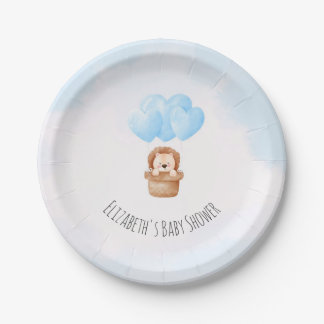 Oh Boy! Baby Shower Paper Plates