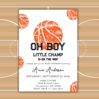Oh Boy Basketball Game Sport Baby Shower Party 